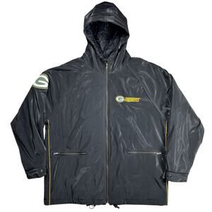 Vintage 90s G-III Carl Banks Green Bay Packers NFL Men’s Medium Zip Up Jacket